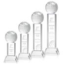 Basketball Clear on Stowe Base Spheres Crystal Award