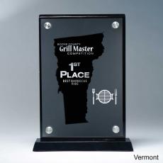Employee Gifts - Frosted Acrylic Cutout Vermont Award