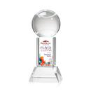 Tennis Ball Full Color Clear on Stowe Spheres Crystal Award
