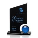 Amarath Black Spheres Crystal Award