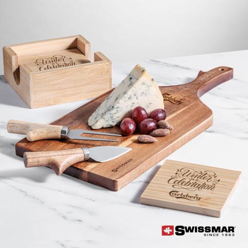 Corporate Recognition Gifts - Executive Gifts - Swissmar® Paddle Board & Bamboo Coasters