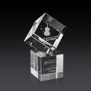 Burrill 3D Crystal on Granby Base Award