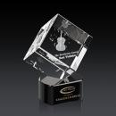 Burrill 3D Black on Paragon Base Crystal Award