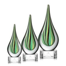Employee Gifts - Aquilon Clear Base Glass Award