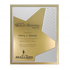 Employee Gifts - Grooved Brilliance Plaque