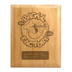 Employee Gifts - Bamboo Laser Plaque