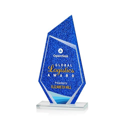 Corporate Awards - Walden Full Color Peak Crystal Award