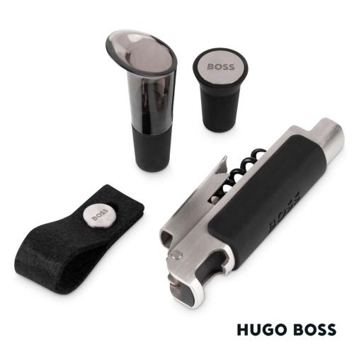 Corporate Recognition Gifts - Etched Barware - Hugo Boss® Iconic Wine Set