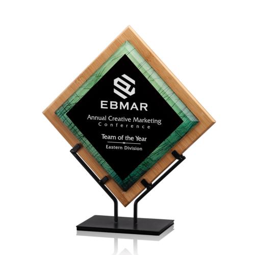 Corporate Awards - Lancaster Green Diamond Wood Award