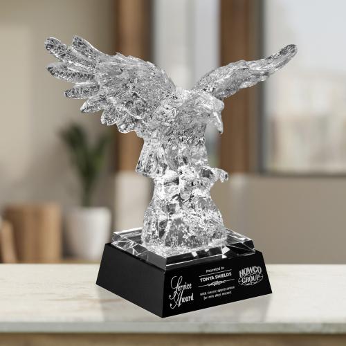 Corporate Awards - Crystal D Awards - Majestic Eagle