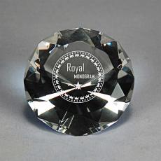 Employee Gifts - Full-Cut Glass Clear Diamond Gemstone