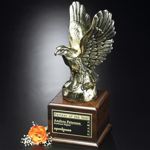 Corporate Awards - Crystal D Awards - Fearless Eagle