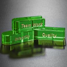 Employee Gifts - Goal-Setter Block - Green