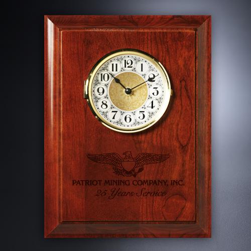 Corporate Awards - Crystal D Awards - Americana Wall Clock