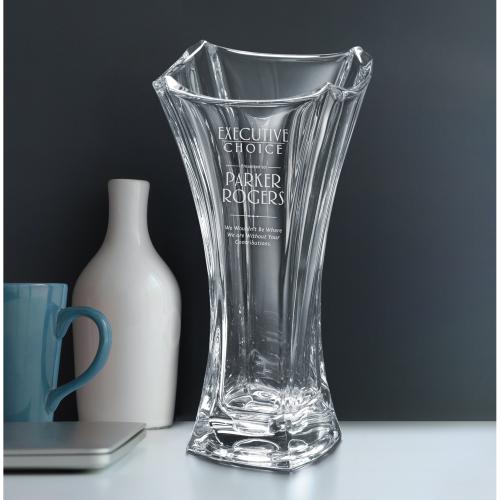 Corporate Awards - Crystal D Awards - Aquata Vase