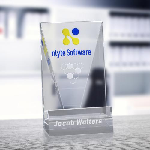 Corporate Awards - Crystal D Awards - Cell Phone Holder