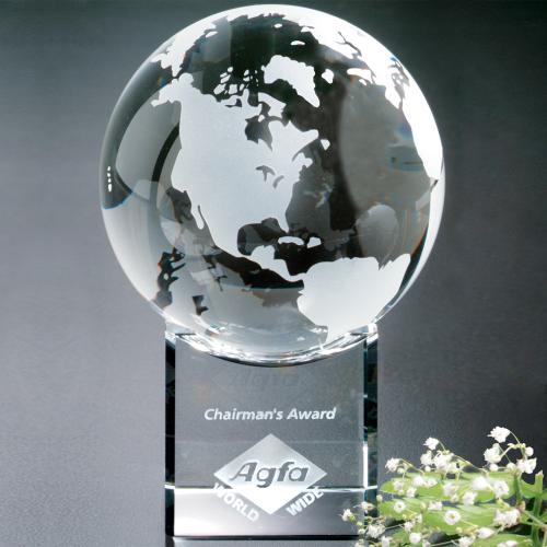 Corporate Awards - Crystal D Awards - Stratus Globe