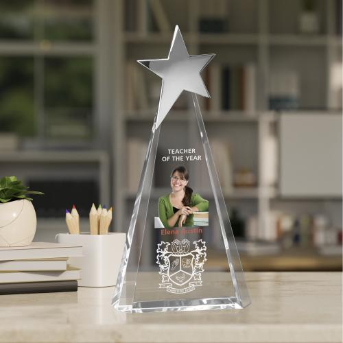 Corporate Awards - Crystal D Awards - Capella Star