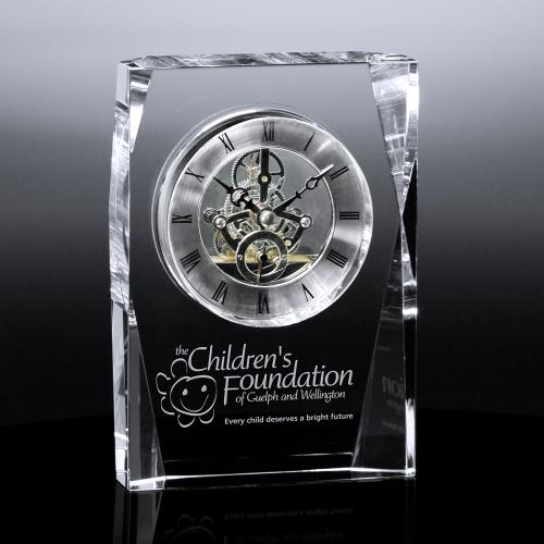 Corporate Awards - Crystal D Awards - Associate Clock