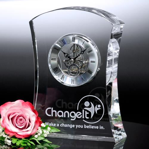 Corporate Awards - Crystal D Awards - Executive Clock