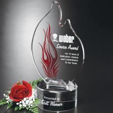 Wildfire Flame - Crystal Awards