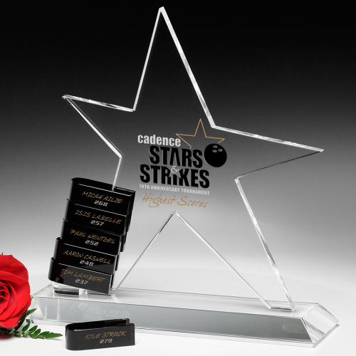 Corporate Awards - Crystal D Awards - Star Goal-Setter