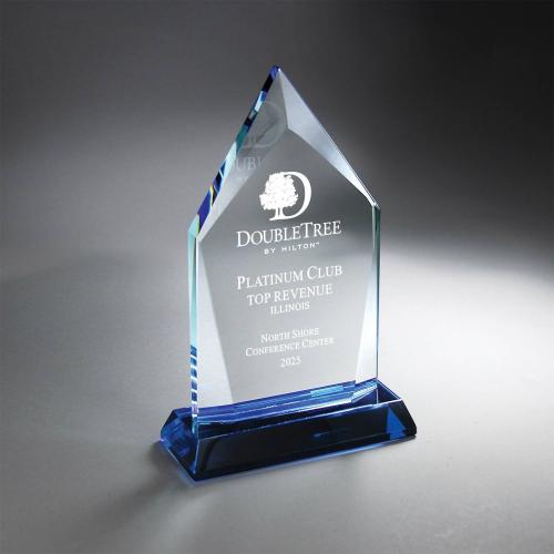 Corporate Awards - Crystal Awards - Taper Edge Peak Award