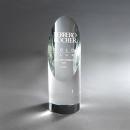 Slant Top Crystal Cylinder Award