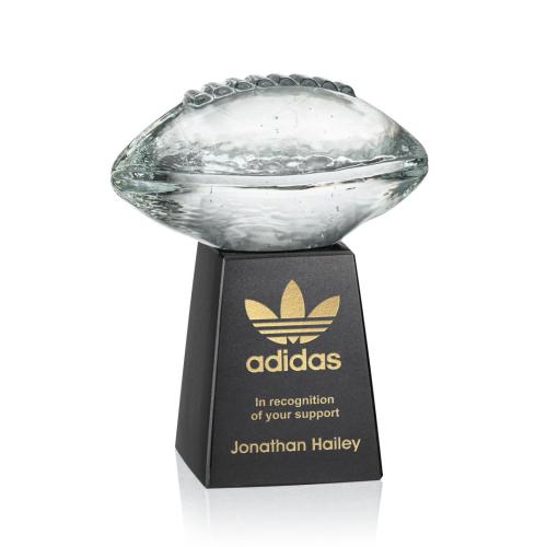 Corporate Awards - Budget Awards & Trophies - Sports Balls Spheres on Marble Crystal Award