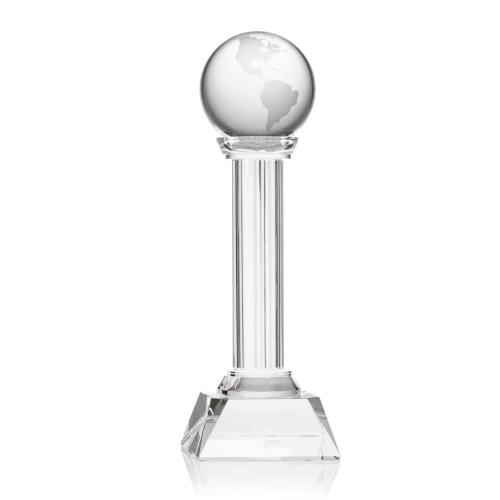 Corporate Awards - Sales Awards - Bentham Globe Spheres Crystal Award