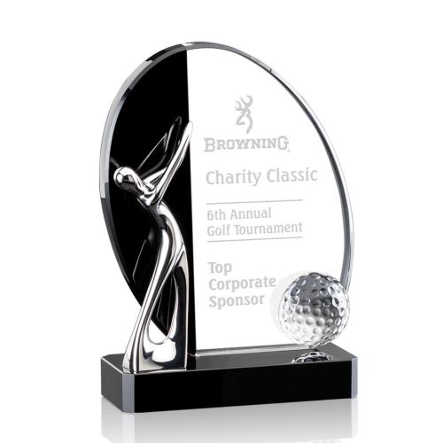Corporate Awards - Sports Awards - Golf Awards - Wadsworth Golf Circle Crystal Award