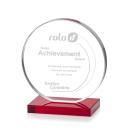 Victoria Red Circle Crystal Award