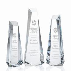 Employee Gifts - Rustern Obelisk Crystal Award