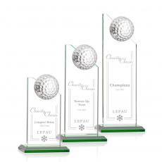 Employee Gifts - Ashfield Golf Green Peak Crystal Award