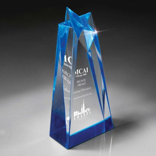 Corporate Awards - Acrylic Corporate Awards - Sculptured Acrylic Star