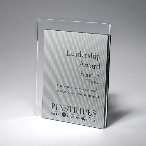 Corporate Awards - Acrylic Corporate Awards - Pinstripe Plaque