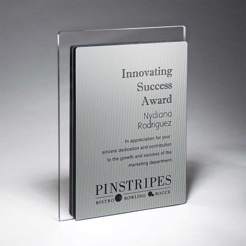Corporate Awards - Acrylic Awards - Pinstripe Plaque