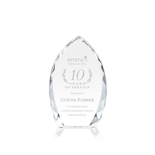 Corporate Awards - Wilton Clear Arch & Crescent Crystal Award