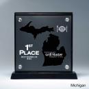 Frosted Acrylic Cutout Michigan Award