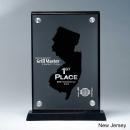 Frosted Acrylic Cutout New Jersey Award