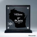 Frosted Acrylic Cutout Wisconsin Award