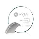 Clement Eagle Aluminum Circle Crystal Award