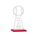 Edenwood Baseball Red Obelisk Crystal Award