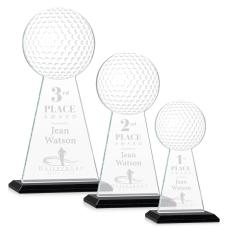 Employee Gifts - Edenwood Golf Black Obelisk Crystal Award