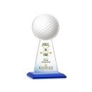 Edenwood Golf Full Color Blue Obelisk Crystal Award