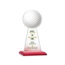 Edenwood Golf Full Color Red Obelisk Crystal Award