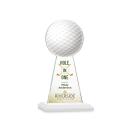 Edenwood Golf Full Color White Obelisk Crystal Award