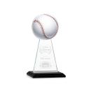 Edenwood Baseball VividPrint/Etch Black Obelisk Crystal Award