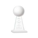 Edenwood Golf VividPrint/Etch White Obelisk Crystal Award