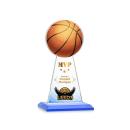 Edenwood Basketball Full Color Sky Blue Obelisk Crystal Award